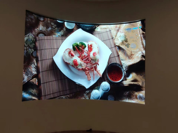 张掖市室内P2.5弧形LED屏